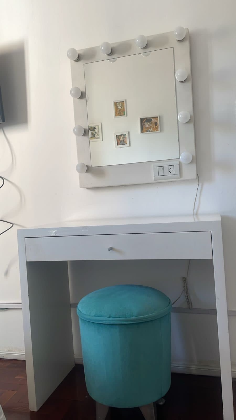 Espejo tocador con luces LED